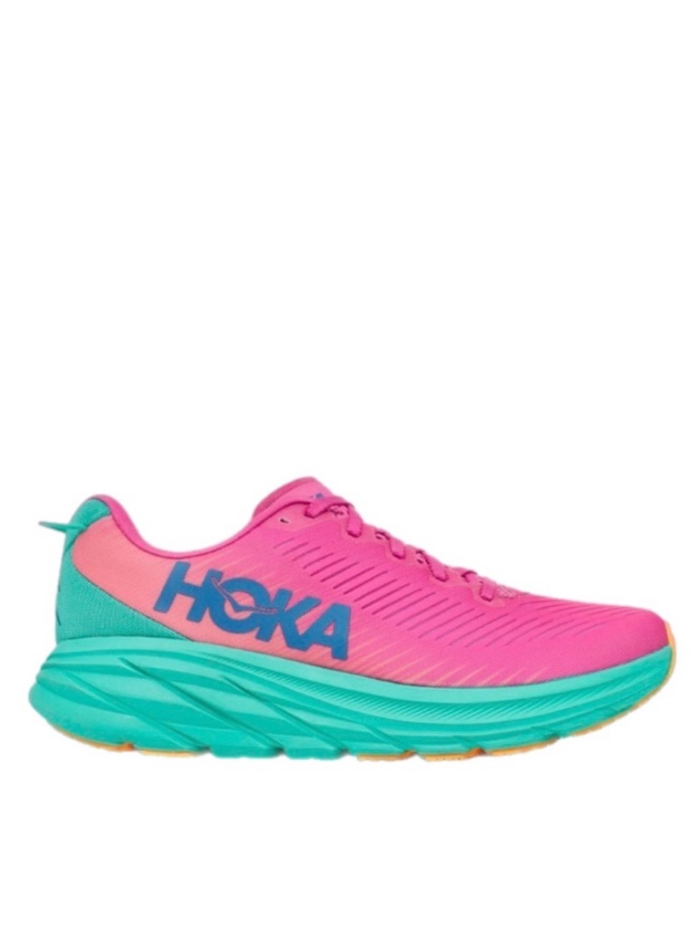 HOKA Women's Pink & Teal Running Shoe